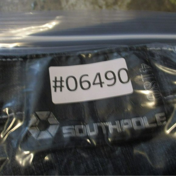 Southpole Shorts Mens 34 Black Hi Rise Y2K Skater 90's Grunge Baggy Streetwear - Picture 14 of 14